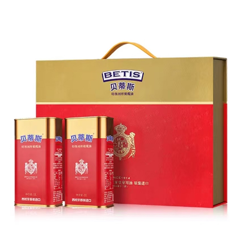 贝蒂斯1L特级初榨橄榄油礼盒